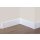 Sockelleisten Turm 18x18x118 in RAL 9016 Holz lackiert