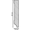Sockelleiste Stuhr 10x60 Kiefer lackiert RAL 9016