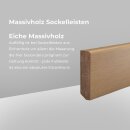 Massivholzleiste Etzhorn 20x80 Eiche unbehandelt
