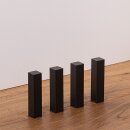 Sockelleisten Ecken 18x18x82 mm Optik Schwarz