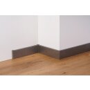 Sockelleisten Ecken 18x18x82 mm Optik Stahl natur
