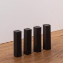 Sockelleisten Eckturm 22x22x98 mm Optik Schwarz