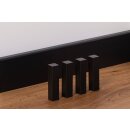 Sockelleisten Eckturm 22x22x98 mm Optik Schwarz