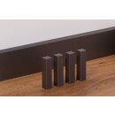 Sockelleisten Eckturm 22x22x98 mm Optik Titan