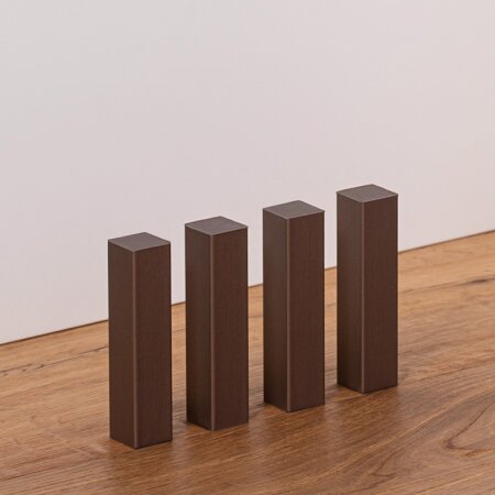 Sockelleisten Eckturm 22x22x98 mm Optik Bronze