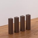 Sockelleisten Eckturm 22x22x98 mm Optik Bronze
