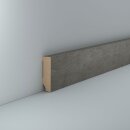 Design-Sockelleiste Schaphusen 16x58 Stahl natur rechteckig