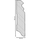 Hamburger Profil Telfs 19x80 MDF foliert RAL 9010