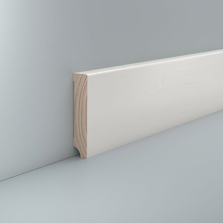 Sockelleiste Enns 16x80 Kiefer lackiert RAL 9010