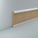 Einklebe Sockelleiste Friedrichsfelde 13x86 Weiß