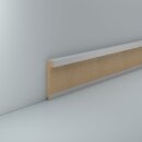 Vinyl Bodenleiste Hellersdorf 13x60 Silber
