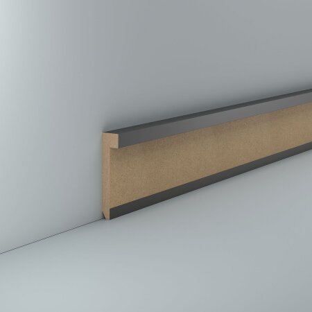 Vinyl Bodenleiste Kremmen 13x60 Anthrazit