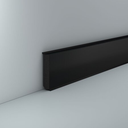 Hartschaumleiste Flen 12x60 Schwarz Dichtlippe