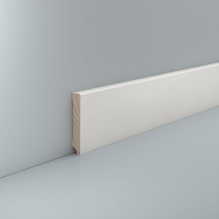 Sockelleiste Asten 10x60 Kiefer lackiert RAL 9010