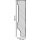 Feuchtraum Sockelleiste Girona 13x58 Silbergrau matt