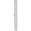 Sockelleiste Kethel 10x140 MDF foliert RAL 9016