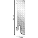 Sockelleiste furniert Dören 16x60 Eiche samtbraun