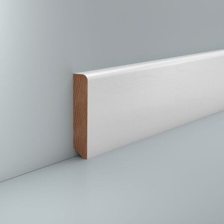 Massivholzleiste Roetgen 16x80 Buche lackiert RAL 9010