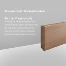 Massivholzleiste Saerbeck 16x80 Eiche lackiert