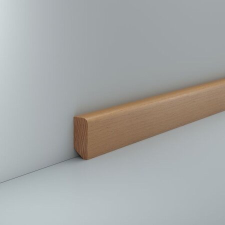 Massivholzleiste Schlangen 16x40 Buche lackiert