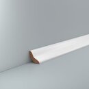 Hohlkehlleiste Borken 30x30 Buche deckend weiß