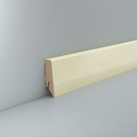 Laminatleiste Niederrad 18x58 MDF foliert Ahorn