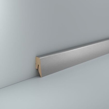 Sockelleiste Unterallgäu 15x40 Edelstahl Dekor