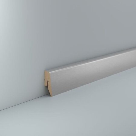 Sockelleiste Traunstein 15x40 Aluminium Dekor