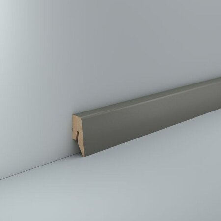 Sockelleiste Rosenheim 15x40 MDF foliert Anthrazitgrau