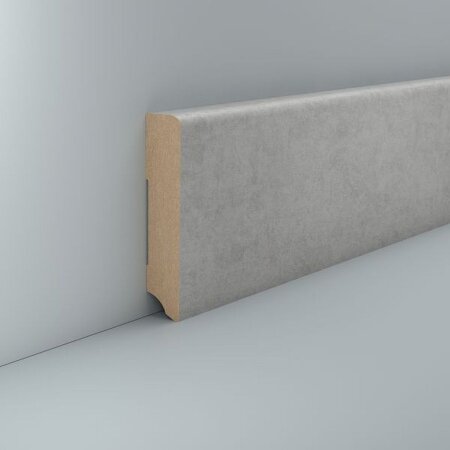 Sockelleiste Grunewald 19x96 Beton abgerundet