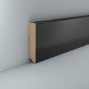 Sockelleiste Wilmersdorf 19x96 Schwarz abgerundet