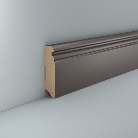 Sockelleiste Rönneburg 19x80 Titan profiliert