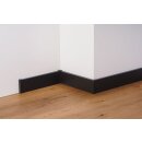Sockelleiste Marmstorf 19x80 Schwarz profiliert