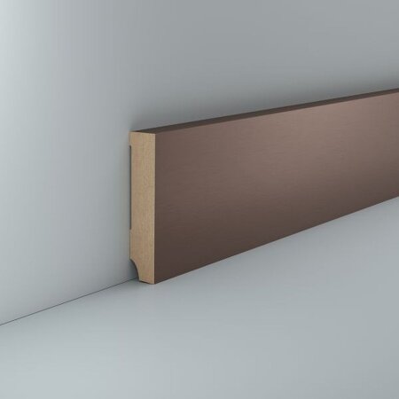 Design-Sockelleiste Weißensee 16x80 Bronze rechteckig