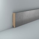 Design-Sockelleiste Kreuzberg 16x80 Stahl natur rechteckig