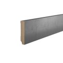 Design-Sockelleiste Kreuzberg 16x80 Stahl natur rechteckig