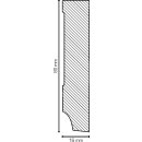 Design-Sockelleiste Moabit 16x80 Edelstahl rechteckig