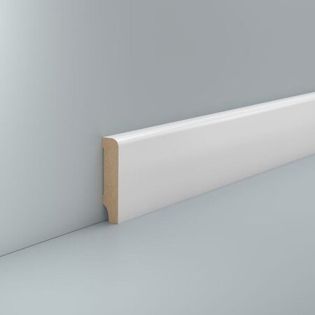 Fußleiste Albungen 13x58 MDF foliert RAL 9016