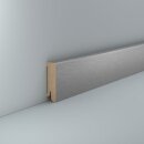 Sockelleiste Weeze 16x58 MDF Aluminium Dekor
