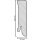 Sockelleiste Weeze 16x58 MDF Aluminium Dekor