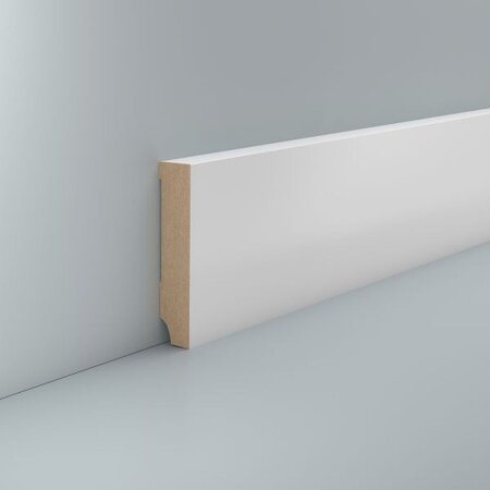 Fußleiste Frankenau 16x80 MDF foliert RAL 9016
