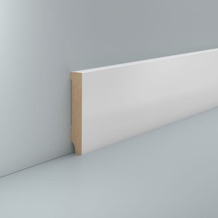 Fußleiste Rabenau 13x80 MDF foliert RAL 9016