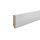 Fußleiste Allmus 10x80 MDF foliert RAL 9016