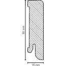 Parkett Leiste Horgau 16x60mm Eiche weiß lackiert