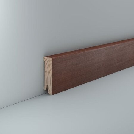 Parkett Leiste Baar 16x60 Mahagoni lackiert