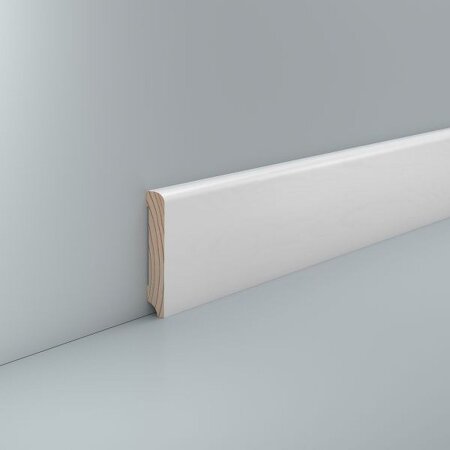 Sockelleiste Blindham 10x60 Kiefer lackiert RAL 9016
