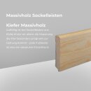 Massivholzleiste Beigarten 10x60 Kiefer klar lackiert