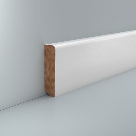 Massivholzleiste Lohhof 20x80 Buche lackiert RAL 9010